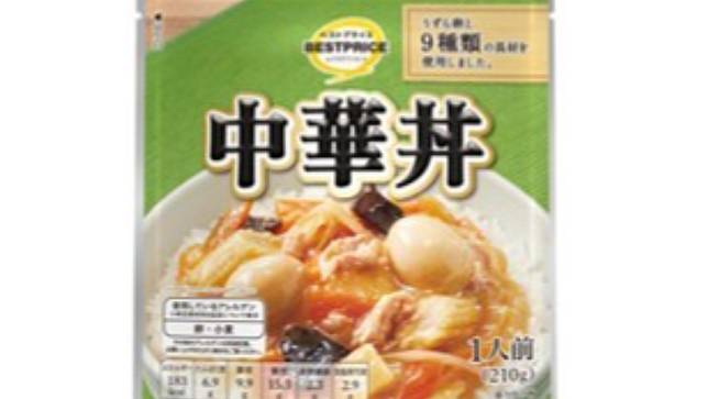 日本連鎖超市永旺自有品牌的中華丼調理包，製造過程疑混入異物，永旺已宣布回收2025年10月到期的批次商品。翻攝AEON官網