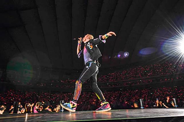 Coldplay在高雄開唱。（圖／Live Nation Taiwan提供）