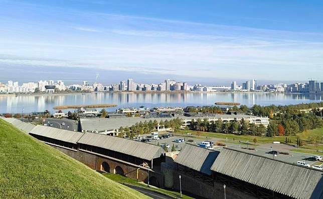 This photo taken on Oct. 20, 2024 shows a city view of Kazan, Russia. (Xinhua/Lai Xiangdong)