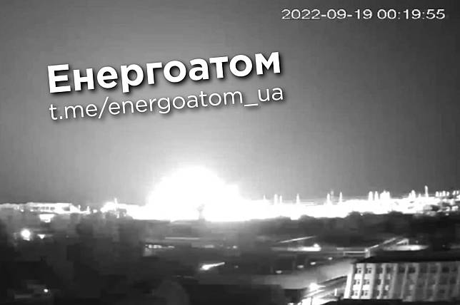 俄軍攻擊烏克蘭南部尼古拉耶夫州的皮夫登努克蘭斯克核電廠。(圖：取自烏克蘭國家核電公司官網)