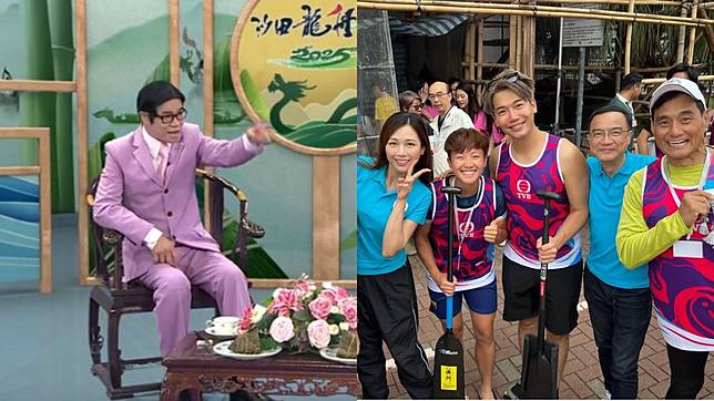安德尊對TVB隊在龍舟賽的表現相當不滿。（網上圖片/IG圖片）