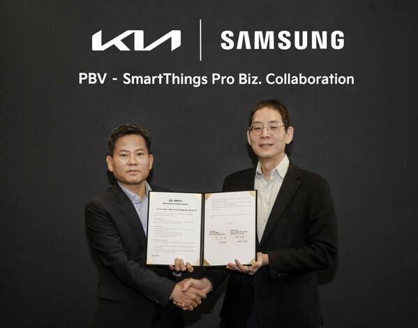 Kia and Samsung Partner to Integrate SmartThings Pro into Kia PBVs