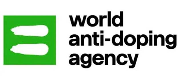 The logo of the World Anti-Doping Agency (WADA).