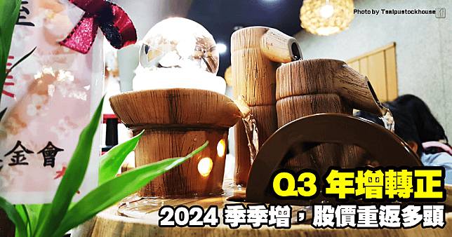 Q3 年增轉正，2024 季季增，股價重返多頭