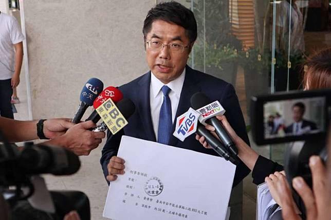 民進黨台南市長候選人黃偉哲陣營表示，如果「大創案」指控的內容被證明為不實，國民黨立委與高思博應該向黃偉哲和社會大眾道歉。（黃偉哲競選辦公室提供）