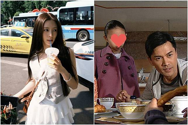莊錠欣（左）17年前在《富貴門》中演出呂良偉女兒。翻攝IG @chongtingyanelkie、年代提供