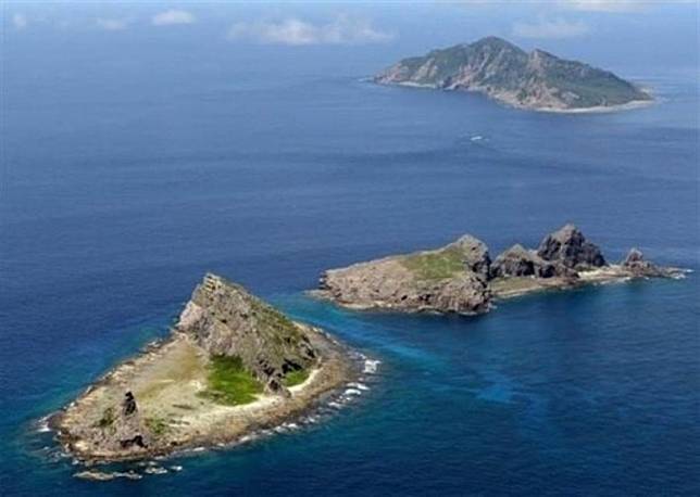 NHK一名中國籍僱員去年稱「釣魚島是中國領土」；圖為釣魚島。