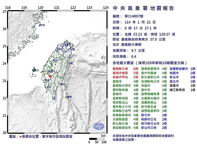 圖／中央氣象署