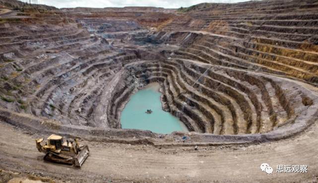 剛果的銅鈷礦，中國積極在此取得礦場經營權。   圖 : 翻攝自微信/思遠觀察