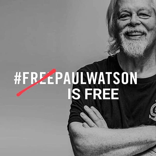 反捕鯨人士華森(Paul Watson)。(臉書)