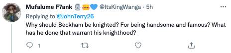 網友質疑英國國家隊長 John Terry 言論。圖片來源：<a href=