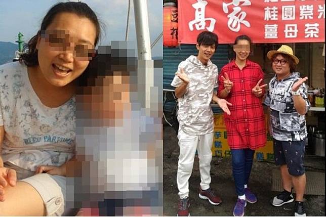 涉嫌虐死男童的劉姓保姆姊妹，左為姊姊劉彩萱，右（紅衣）為妹妹劉若琳。（圖／翻攝自FB）