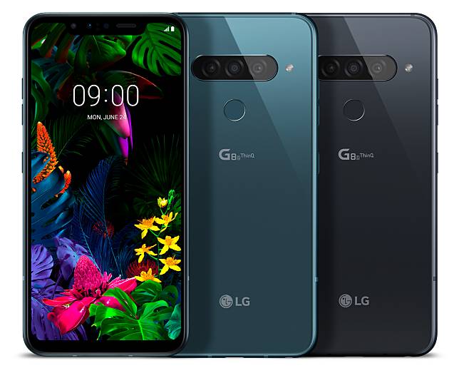LG G8SThinQ 共推出鏡面黑與鏡面藍兩色，建議售價 NT$23,900元，7月1日起將於中華電信以及神腦、聯強經銷通路同步開賣。