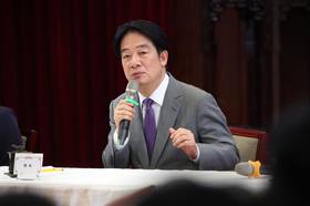 對於關稅談判的細節，賴清德表示基於保密協定無法透露。（陳愷巨攝）