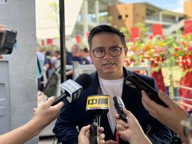 興達電廠新2號機爆炸，台中立委黃健豪接獲爆料，可能焊接品質出問題。（圖：寇世菁攝）