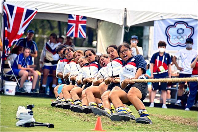 台灣女子拔河隊在世運會締造5連霸。(拔河協會提供)