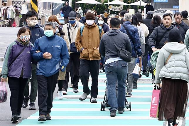 中央氣象署表示，從下周一（6日）開始，受強烈冷氣團影響，全台降溫明顯有感。（資料照片／王侑聖攝）