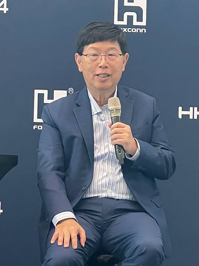 鴻海董事長劉揚偉。記者蕭君暉／攝影