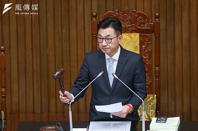 立法院副院長江啟臣17日主持院會。（顏麟宇攝）