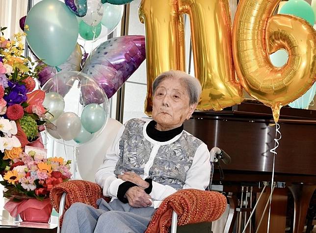 全球最高齡人瑞糸岡富子離世，享年116歲。（圖：老人學研究組織）