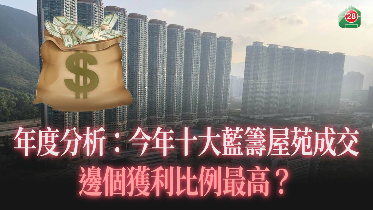 年度分析｜今年十大藍籌屋苑成交邊個獲利比例最高？ | 易發睇樓團| LINE TODAY