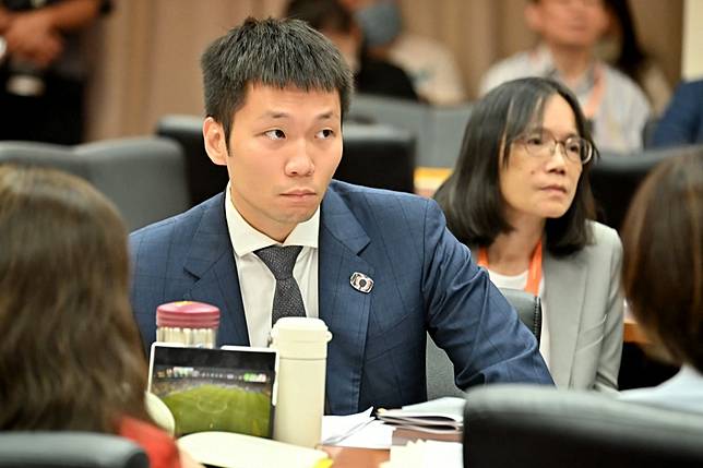 運動部長李洋今日前往立法院備詢。（張哲偉攝）