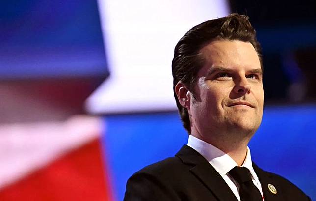 前聯邦眾議員蓋茲（Matt Gaetz）黑料爆不完，今（22日）他宣布退出司法部長人選提名。（翻攝自X@mattgaetz）