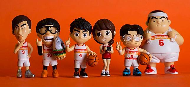 《宅男打籃球》曾推出角色玩具公仔。（翻攝自嘖嘖）