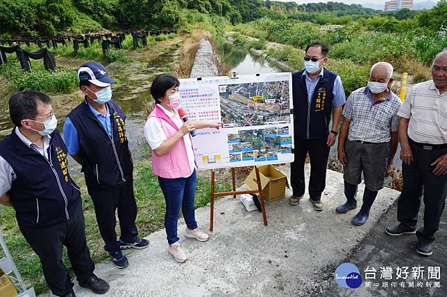 立委楊瓊瓔及台中市議員陳本添爭取牛稠坑溝引水路第二期改善工程，農田水利署已核定2900萬元經費。