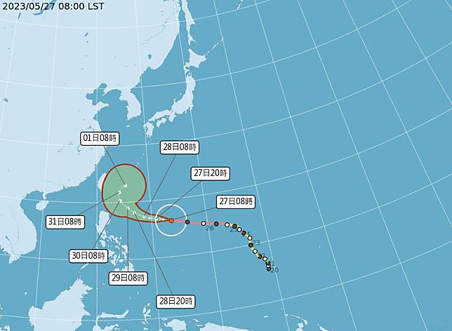 （取自中央氣象局網站）