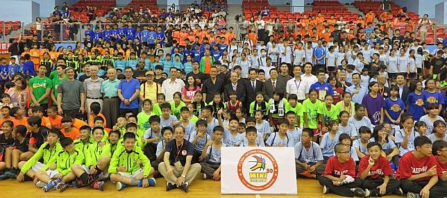 中華民國第50屆全國少年籃球錦標賽今天開幕。記者毛琬婷／攝影