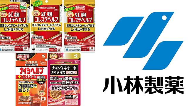 日本小林製藥爆發食安問題，延燒到台灣。翻攝Twitter＠KOBAYASHI_PR