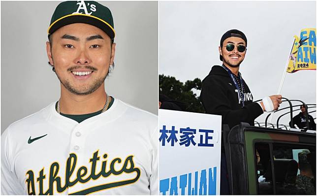 林家正今年賽季將從MLB運動家隊2A出發。（路透社、翻攝林家正IG）