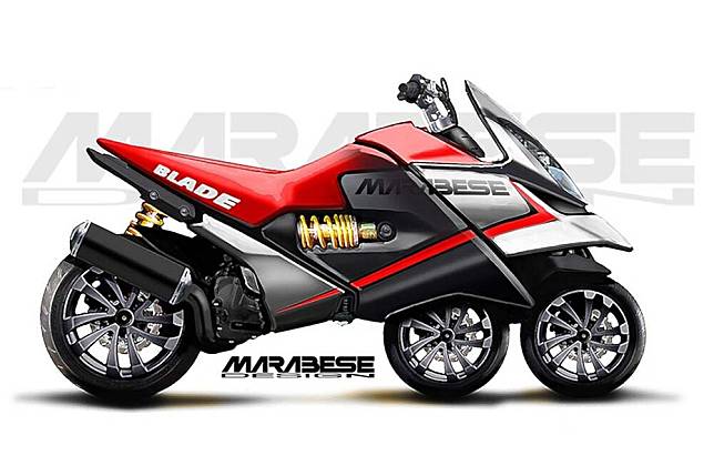 Marabese เผยแนวคิด Blade Bike รถจักรยานยนต์สามล้อแบบใหม่ ที่ไม่เหมือนใคร