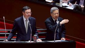 行政院長卓榮泰、經濟部長龔明鑫備詢。李政龍攝