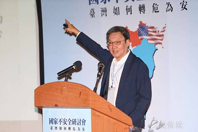 前國安會秘書長蘇起出席台北論壇今（20）日舉辦的「2022年兩岸關係展望」座談會。（資料照，顏麟宇攝）