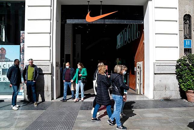 ▲耐吉公司（Nike）宣布加入愈來愈多的西方企業腳步，正是撤出俄羅斯。資料照（圖／美聯社／達志影像）