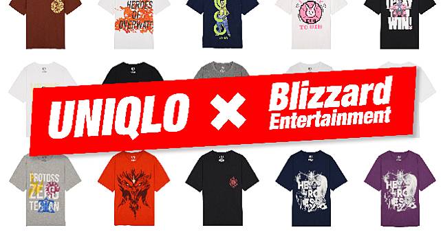 「UNIQLO x Blizzard」超狂跨界合作，遊戲T恤5月限量販售