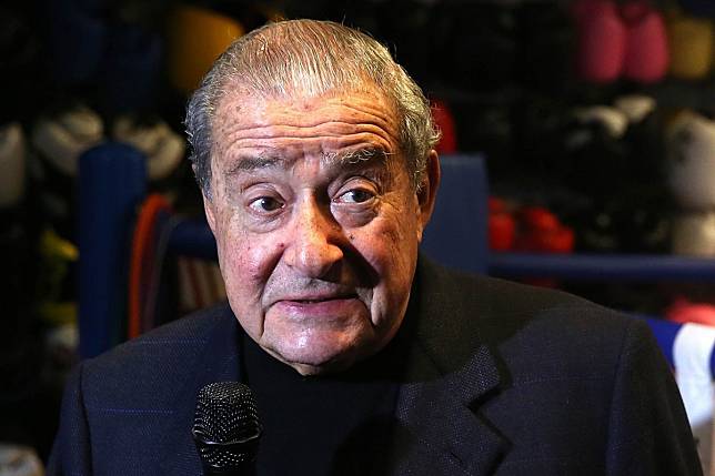 Bob Arum attends a press conference at Def Gym in the Sheung Wan, Hong Kong in 2016. Photo: AFP