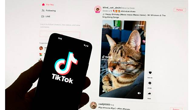 TikTok宣布取消在歐洲上架的TikTok Lite獎勵功能設計。美聯社資料照片