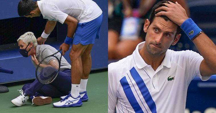 遺憾！球王 Djokovic 誤擊線審喉嚨被判出局，賽後坦言：「我會成為更好的人，非常抱歉」 | JUKSY街星 | LINE TODAY