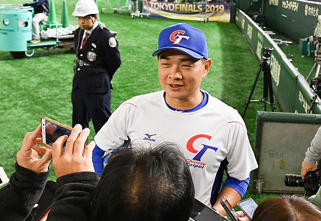 ▲世界12強棒球賽，彭政閔第一次進入中華隊擔任教練。（