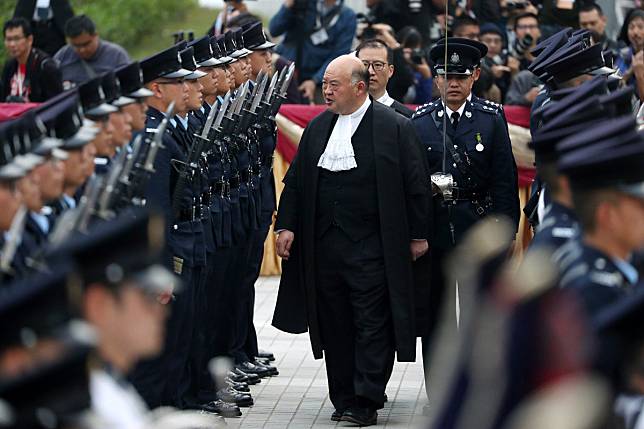 Chief Justice Geoffrey Ma Tao-li attends the ceremonial opening of legal year. Photo: Robert Ng
