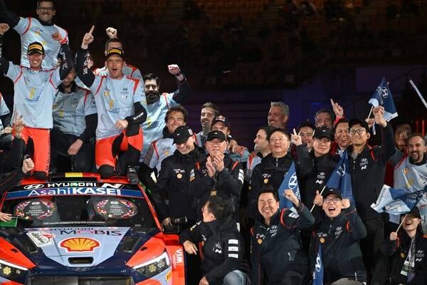 Thierry Neuville and Martijn Wydaeghe seal FIA WRC titles in thrilling finale