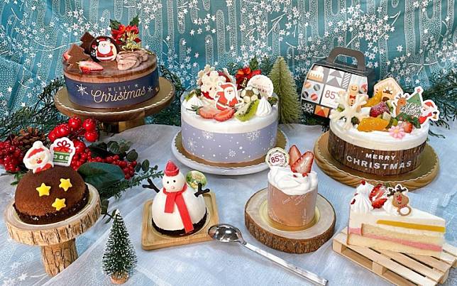 萌到捨不得吃！85℃一連推出7款耶誕蛋糕，麋鹿、雪人、薑餅屋滿滿儀式感！