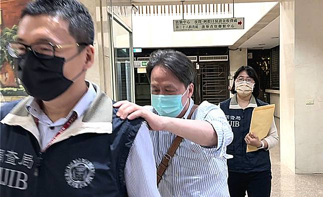 高明哲當時被調查局移送地檢署，北檢訊後諭知10萬交保。資料照。侯柏青攝