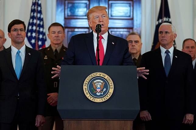 US President Donald Trump at the White House in Washington. Photo: Reuters
