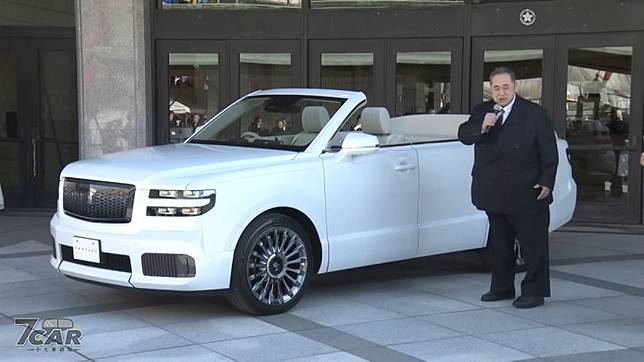 將出席日本相撲協會百年遊行　Toyota Century SUV 敞篷版登場