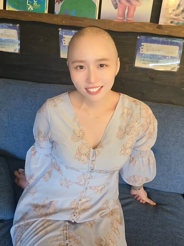 寢り子剃了個大光頭。翻攝IG