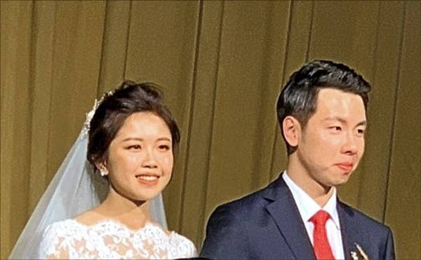 賴清德的大兒子賴廷與、媳婦陳筱依於2018年12月底結婚。(資料照，記者蔡文居翻攝)